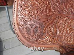 15.5'' Circle Y Equitation Western Saddle Sqh Bars Show Saddle