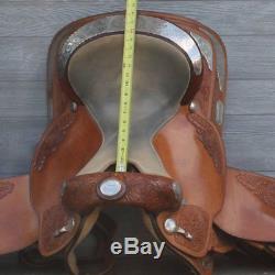 15.5 Circle Y Show Saddle with Headstall and Breast Collar