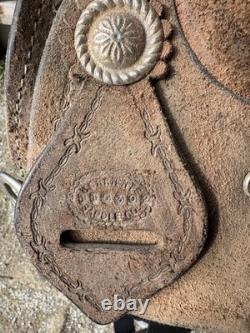 15.5 Corriente Ranch Saddle Rough Out Fqhb 7 Gullet