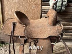 15.5 Corriente Ranch Saddle Rough Out Fqhb 7 Gullet