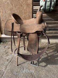15.5 Corriente Ranch Saddle Rough Out Fqhb 7 Gullet