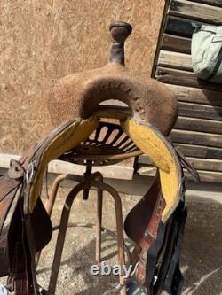 15.5 Corriente Ranch Saddle Rough Out Fqhb 7 Gullet