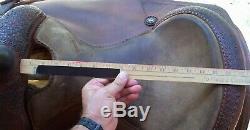 15.5 Excellent used Texas Made Bandalero Western Roping Pleasure Trail Saddle