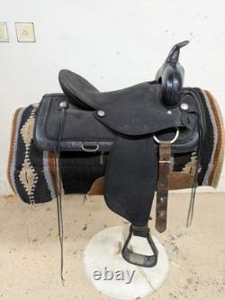 15.5 Inch Used Abetta Western Trail Saddle 513-10980
