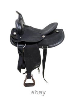 15.5 Inch Used Abetta Western Trail Saddle 648-10917
