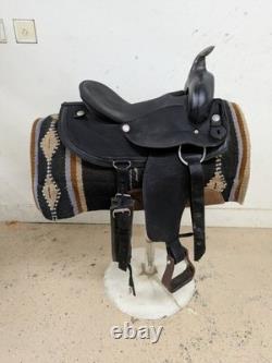 15.5 Inch Used Abetta Western Trail Saddle 648-10917