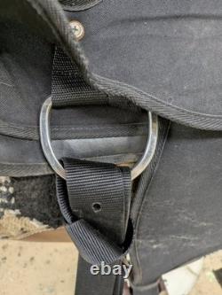 15.5 Inch Used Abetta Western Trail Saddle 648-10917