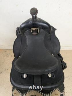 15.5 Inch Used Abetta Western Trail Saddle 648-10917