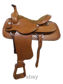 15.5 Inch Used Alamo Western All Around Saddle 782-6833