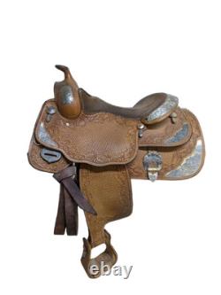 15.5 Inch Used Billy Royal Western Show Saddle 1098-11440