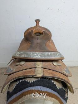 15.5 Inch Used Billy Royal Western Show Saddle 1098-11440