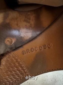15.5 Inch Used Blue Ribbon Western Reining Saddle 1089-11403