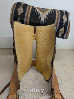 15.5 Inch Used Blue Ribbon Western Reining Saddle 1089-11403
