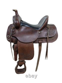 15.5 Inch Used Circle Y All Around Western Saddle 1038-10995