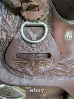 15.5 Inch Used Circle Y All Around Western Saddle 1038-10995