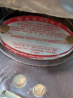 15.5 Inch Used Circle Y All Around Western Saddle 1038-10995