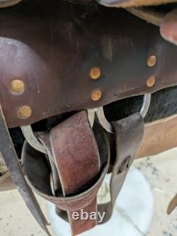 15.5 Inch Used Circle Y All Around Western Saddle 1038-10995