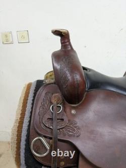 15.5 Inch Used Circle Y All Around Western Saddle 1038-10995