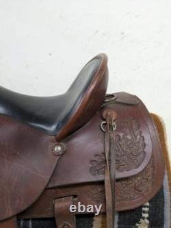 15.5 Inch Used Circle Y All Around Western Saddle 1038-10995