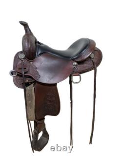 15.5 Inch Used Circle Y Mesquite Western Trail Saddle 591-11133