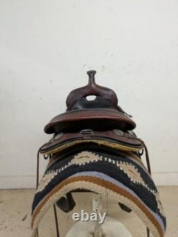 15.5 Inch Used Circle Y Mesquite Western Trail Saddle 591-11133