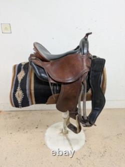 15.5 Inch Used DP Saddlery Quantum Western Trail Saddle 968-9834