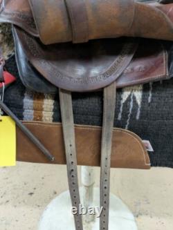 15.5 Inch Used DP Saddlery Quantum Western Trail Saddle 968-9834