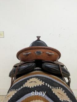 15.5 Inch Used DP Saddlery Quantum Western Trail Saddle 968-9834