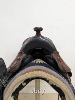 15.5 Inch Used DP Saddlery Quantum Western Trail Saddle 968-9834