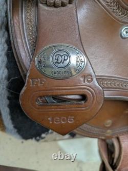 15.5 Inch Used DP Saddlery Western Trail Saddle 1120-11951