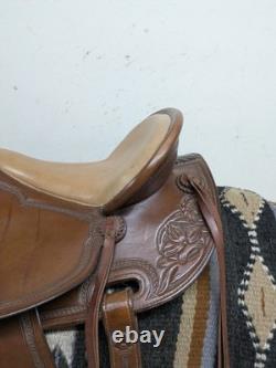 15.5 Inch Used DP Saddlery Western Trail Saddle 1120-11951