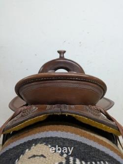 15.5 Inch Used DP Saddlery Western Trail Saddle 1120-11951