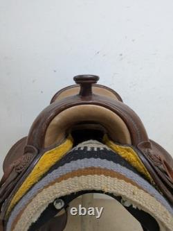 15.5 Inch Used DP Saddlery Western Trail Saddle 1120-11951