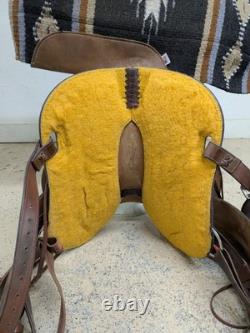 15.5 Inch Used DP Saddlery Western Trail Saddle 1120-11951
