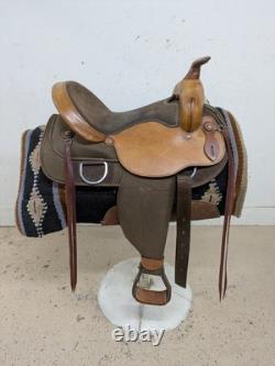 15.5 Inch Used Fabtron Western Trail Saddle 979-9961