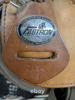 15.5 Inch Used Fabtron Western Trail Saddle 979-9961