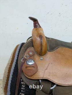 15.5 Inch Used Fabtron Western Trail Saddle 979-9961