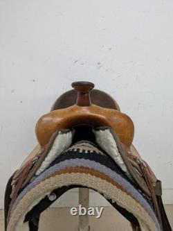 15.5 Inch Used Fabtron Western Trail Saddle 979-9961