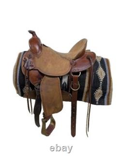 15.5 Inch Used McCall Western Trail Saddle 993-10250