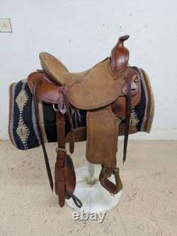 15.5 Inch Used McCall Western Trail Saddle 993-10250