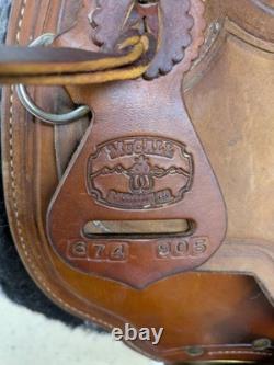 15.5 Inch Used McCall Western Trail Saddle 993-10250