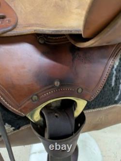 15.5 Inch Used McCall Western Trail Saddle 993-10250