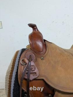 15.5 Inch Used McCall Western Trail Saddle 993-10250