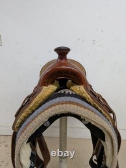 15.5 Inch Used McCall Western Trail Saddle 993-10250