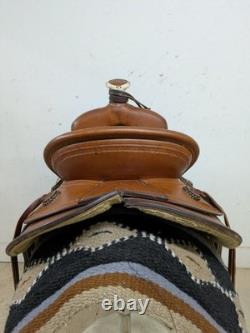 15.5 Inch Used Mike Schultz Western Ranch Saddle 1024-10715