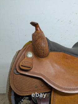 15.5 Inch Used Reinsman Reining Western Saddle 197-11545
