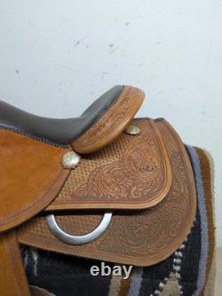 15.5 Inch Used Reinsman Reining Western Saddle 197-11545