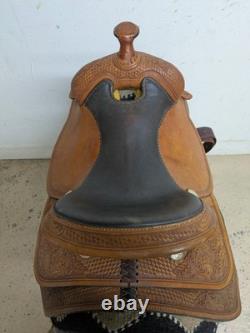 15.5 Inch Used Reinsman Reining Western Saddle 197-11545