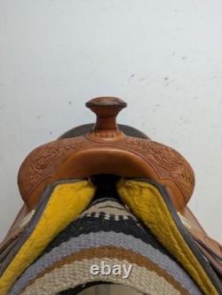15.5 Inch Used Reinsman Reining Western Saddle 197-11545