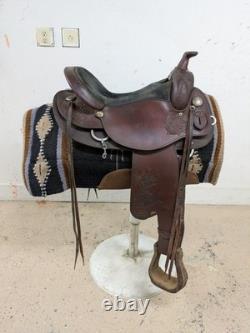 15.5 Inch Used Reinsman Western Trail Saddle 931-11094